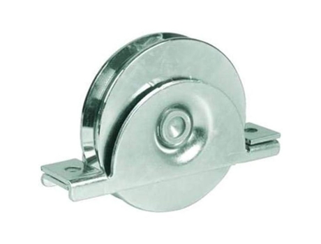 Rodas para Portão IBFM 2223342 Ranhura U-20 Aço Galvanizado Diâmetro 120 Mm