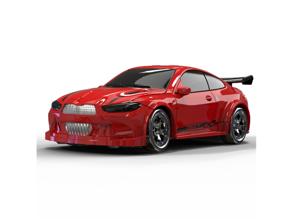 Vermelhokfplan Kf20 1/64 2.4g 4wd Drift Mini Luz Led Proporcional Alta Velocidade On road Mesa Presente Meninos Brinquedo MDUG
