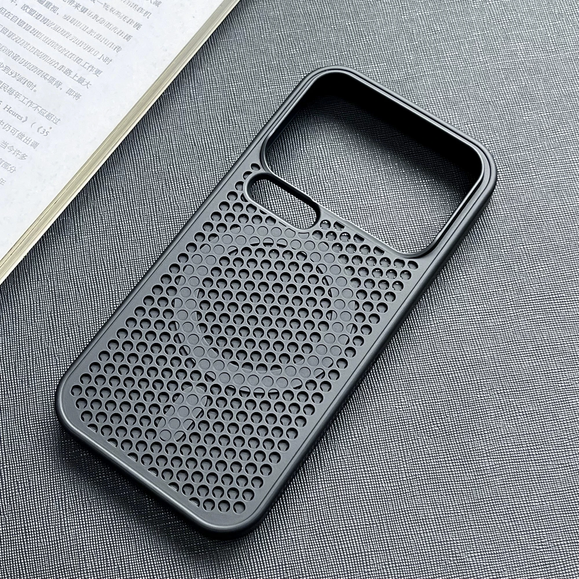 Capa Protetora Térmica (preta) Para Poco X8 Pro Max, De Silicone, Resistente A Impactos.