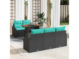 Vidaxl Conjunto De Sofá De Jardim 6 Unid. 5-número De Lugares