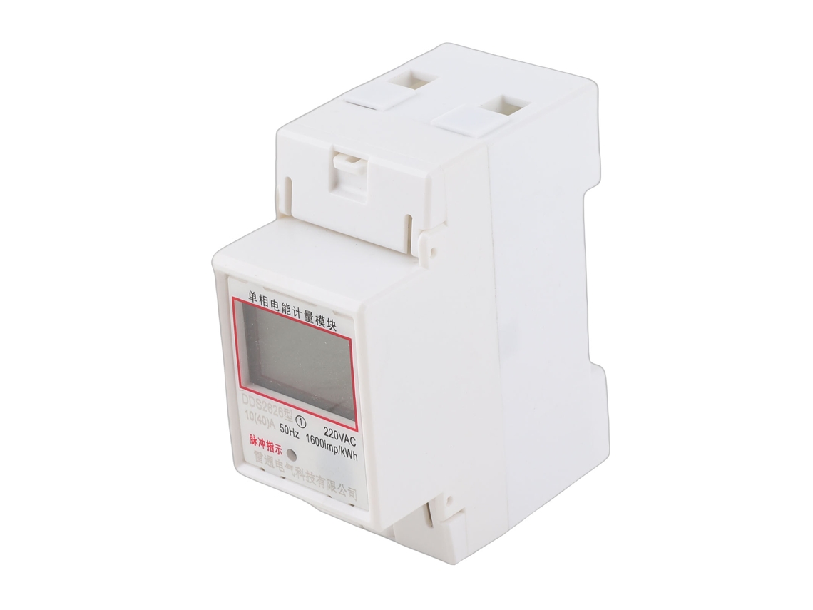 Medidor de Energia Eletrônico S/MARCA DDS2626 monofásico 2p 10A LCD com display e contador de kWh