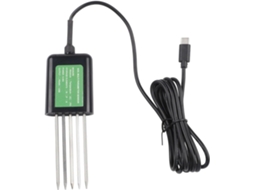 Sensor De Solo Usb 7em 1 Para Android, À Prova D Água Ip68, Medidor Ph, Npk, Umidade E Temperatura, Cabo 1, 5m