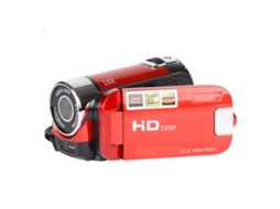 Câmera digital portátil HD com tela de 2.7 polegadas, filmagem estável