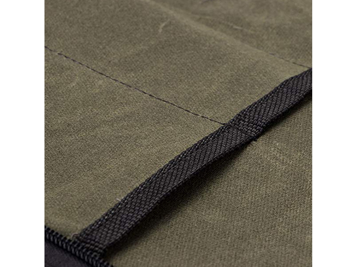 Funda Para Cuchillos De Chef De Lona Con 4 Espacios, Bolsa Enrollable Portátil Y Impermeable