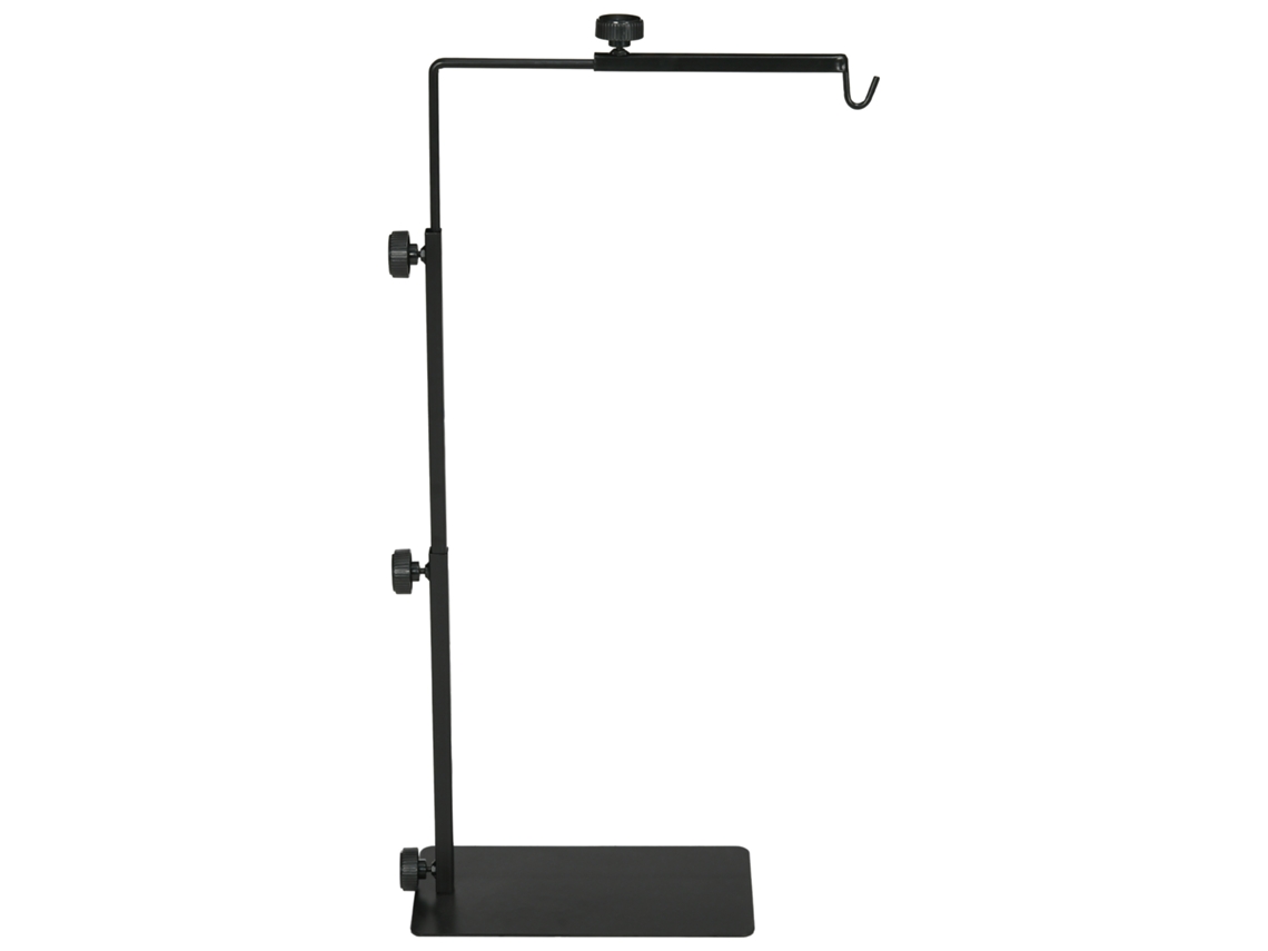 Suporte para Lâmpada de Calor para Terrários, Ajuste em Altura, 40x15x95cm, Preto Ge