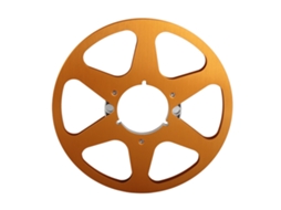 Aetheria bobina Vazia de Fita 1/4 Polegada 10,5 Polegadas Liga de Alumínio 6 Furações Universal Revox Studer