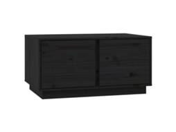 Mesa de Centro Preto MAISON EXCLUSIVE em Madeira by Pinho Maciça (80x50x40 cm)