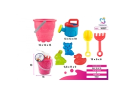 Conjunto De Praia Marbueno Com Bucket E Acessórios Coloridos