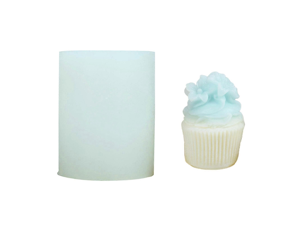 Molde De Silicone Style13d Em Formato De Sorvete, Flor, Fondant, Cupcake, Vela Perfumada De Rosa, Resina Epóxi E Artesanato.