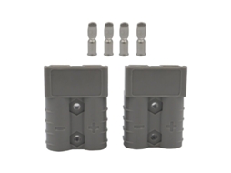 Conector Anderson AMH macho e fêmea 50A 600V, para carregamento e alimentação em RC e indústria