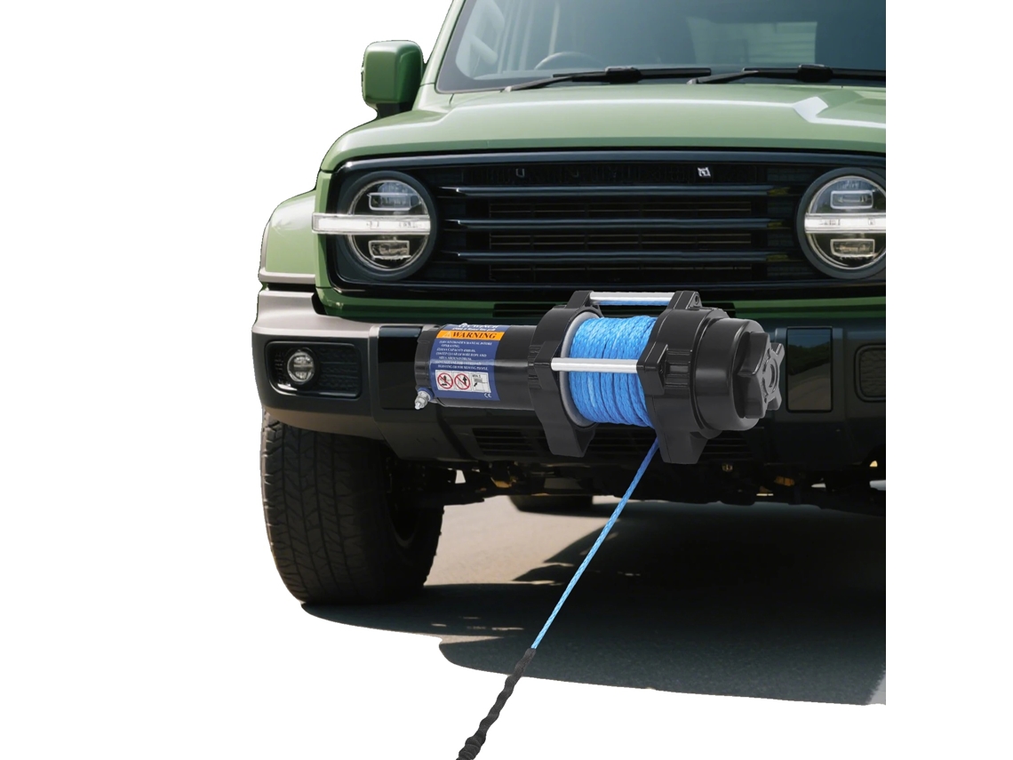 Guincho Elétrico, Capacidade De Tração De 4500 Lbs, Tensão De 12v, Comprimento Do Cabo De 15m, Material De Nylon, Peso De 10,45 Kg Oem