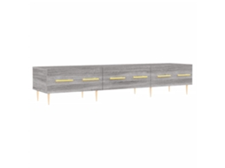 Tv Cabinet, Tv Cabinets Vidaxl Cinzeto Madeira Processada (n/a)