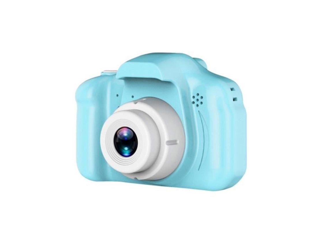 Câmera Compacta Mini Câmera Digital 1080p Para Crianças Tela Hd De 2 Polegadas Brinquedos De Desenho Azulb98306*