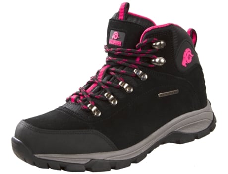 Botas Femininas de Trekking e Caminhada GUGGEN MOUNTAIN M014 em Camurça (Rosa - 36)