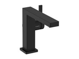 HANSGROHE Tecturis e Fine Misturadora Monocomando de Lavatório 110 Projeção 155 Mm Sem Descarga Coolstart Ecosmart+ 73021 Cor: Preto Mate