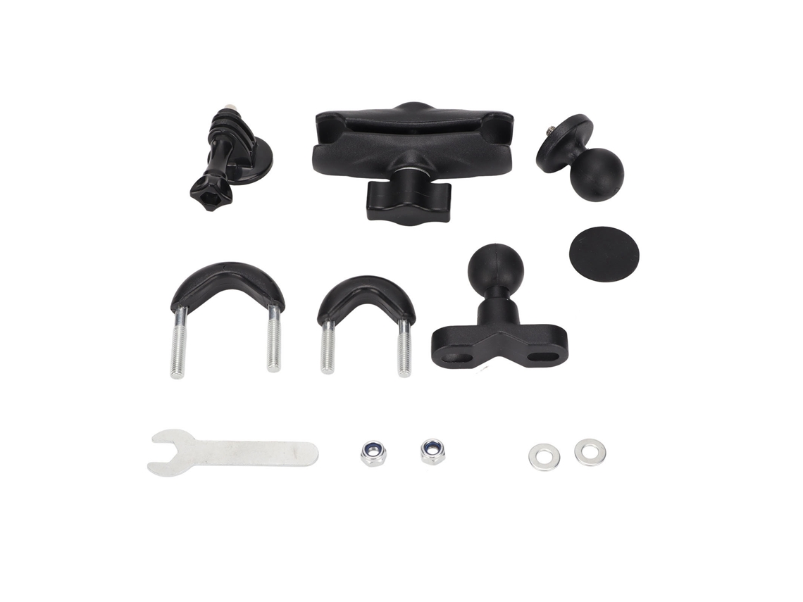 Aetheria suporte de Câmera Universal 360° Rotativo para Bicicleta e Motocicleta com Rosca 1/4 Polegada