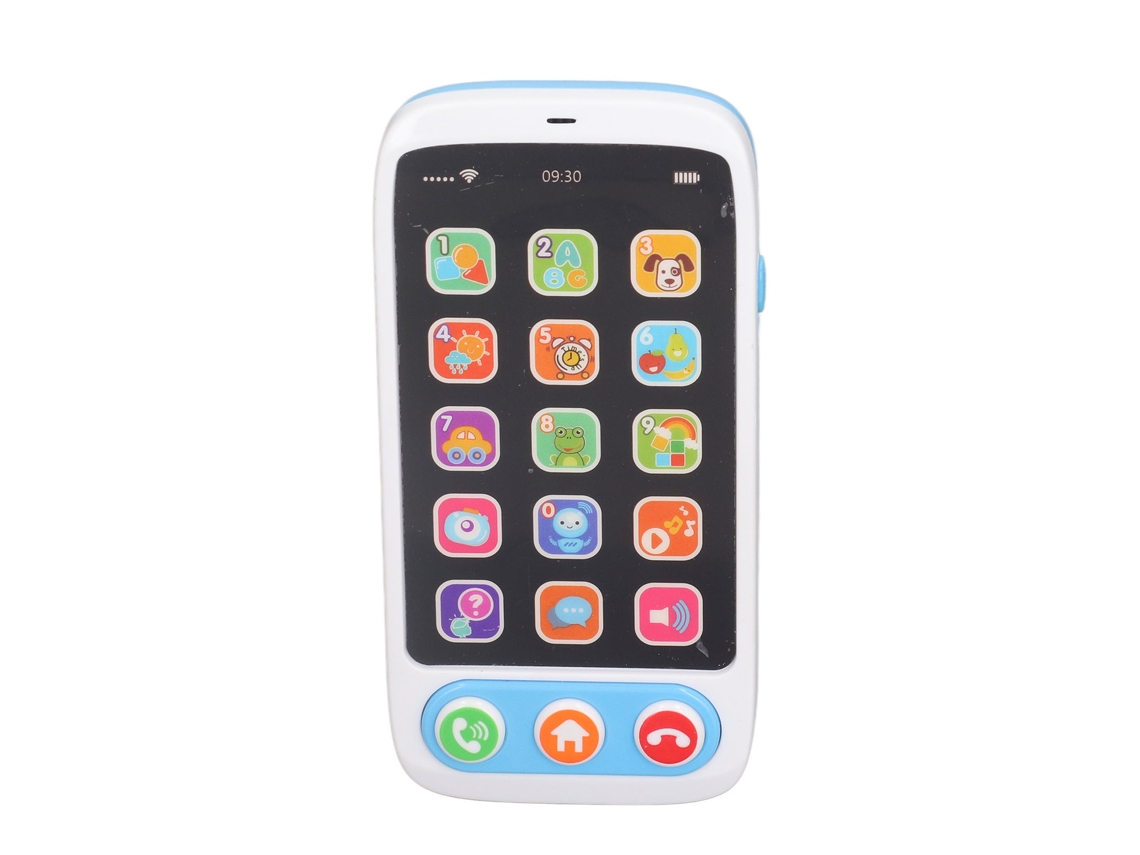 Brinquedo Telefone Bebê Multifuncional Inteligente 5 Modos Com Música E Luzes Para Educação Precoce E Presentes