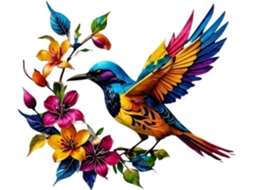 Decoração De Parede Com Beija-flor | Enfeite De Parede