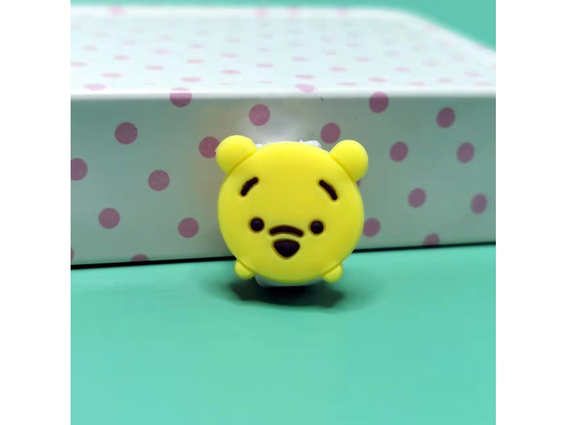 Protetor de Cabo LAXISCREED Anti risco Cute Silicone 3d