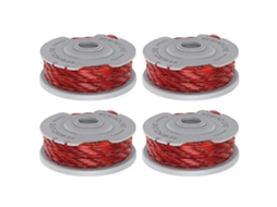 Conjunto De 4 Bobinas De Fio Para Cortador De Grama Flymo Contour Xt E Contour 500xt, Fly047 510747890