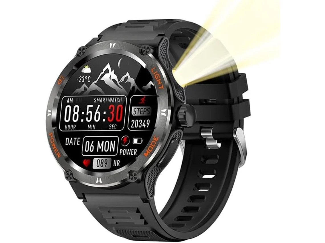 Smartwatch Fitness Tracker For Homes Tela De 1.53” Frequência Cardíaca Pressão Arterial E Monitoramento Do Sono 3atm À Prova Dágua Yizhood
