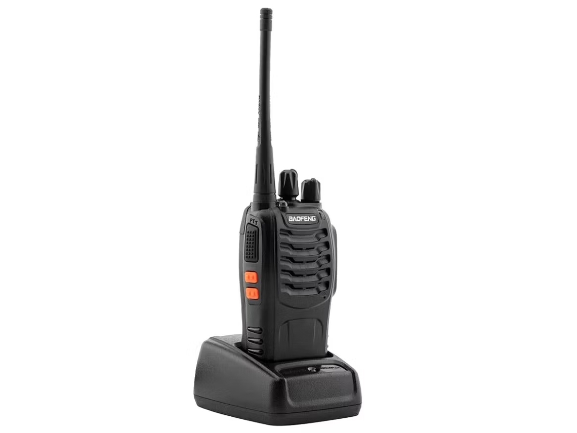 Walkie-talkie / Rádio Bidirecional - 400-470 Mhz Preto-aquaforge