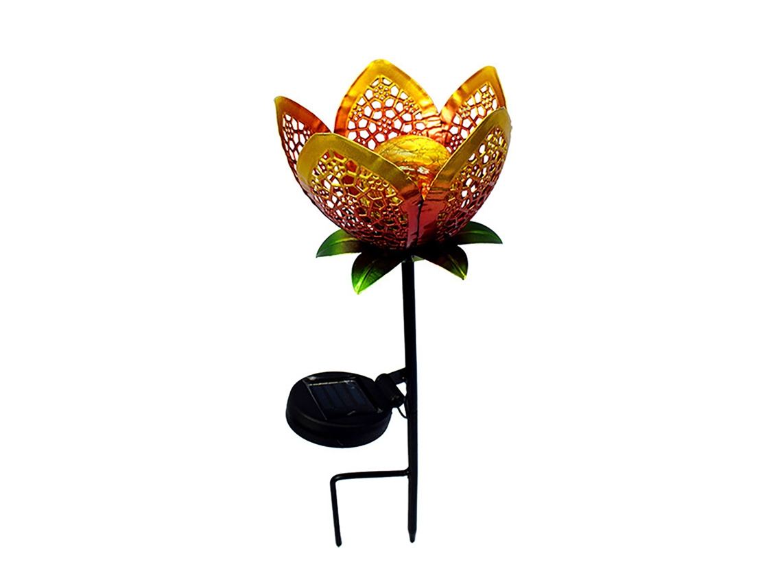 Luzes Jardim Solar Metal Floral LAXISCREED