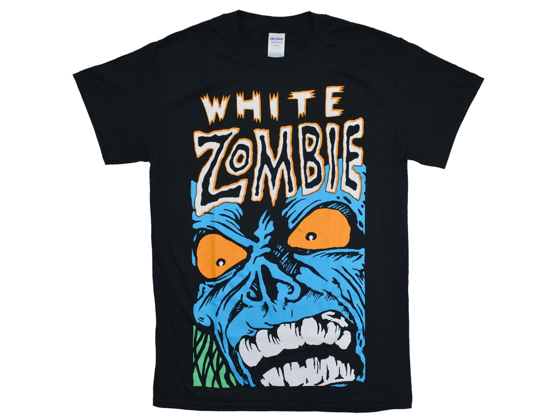 White Zombie Blue Monster T-shirt Unisex Adults Size:l