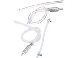 Kit De Purga De 2 Peças Com Mangueira De Aço Inoxidável E Válvula De Retenção (aço E Plástico)