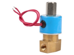 Válvula Solenóide Brass Comutação Direta G1/4" Laxiscreed Para Água 220v Nc