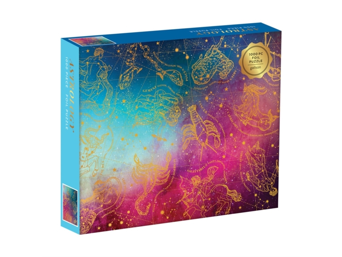 Livro Astrology 1000 Piece Foil Puzzle de Sarah Mcmenemy (Inglês)