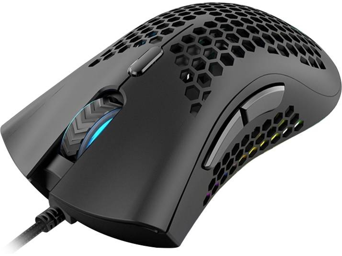 Rato WELUOT Q8 (Cabo USB - Regular - 7200 dpi - Preto)