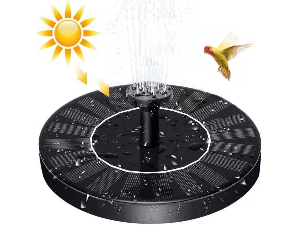 Bomba De Fonte Solar Flutuante, 6 Bicos, Para Bebedouro De Aves, Lago, Jardim E Exterior