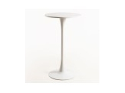Mesa de Apoio DUDECOR (Branco - Aço - 60x60x107)