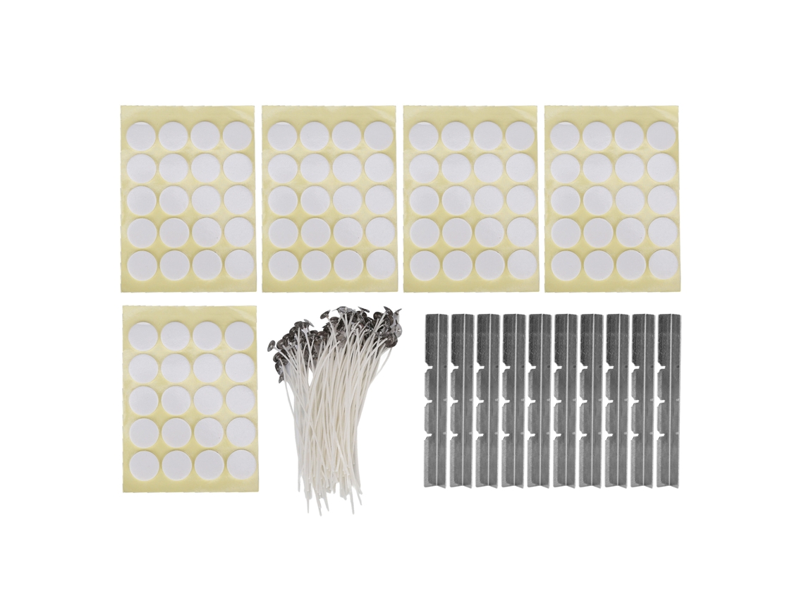 Kit Vela Palito Apoio Fita Adesiva Aço Inox LAXISCREED
