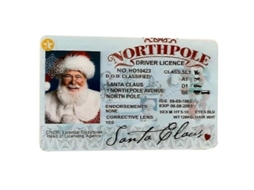 Cartão De Natal 2023 Papai Noel Licença De Voo Véspera De Natal Carteira De Motorista Presente De Natal Para Crianças Decoração De Natal Hengjian