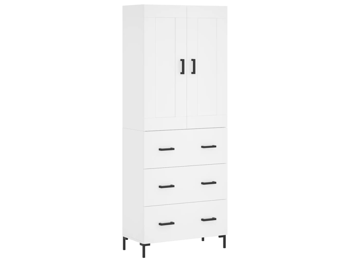 Armário Alto Derivados de Madeira Branco MAISON EXCLUSIVE (69,5x34x180 cm)