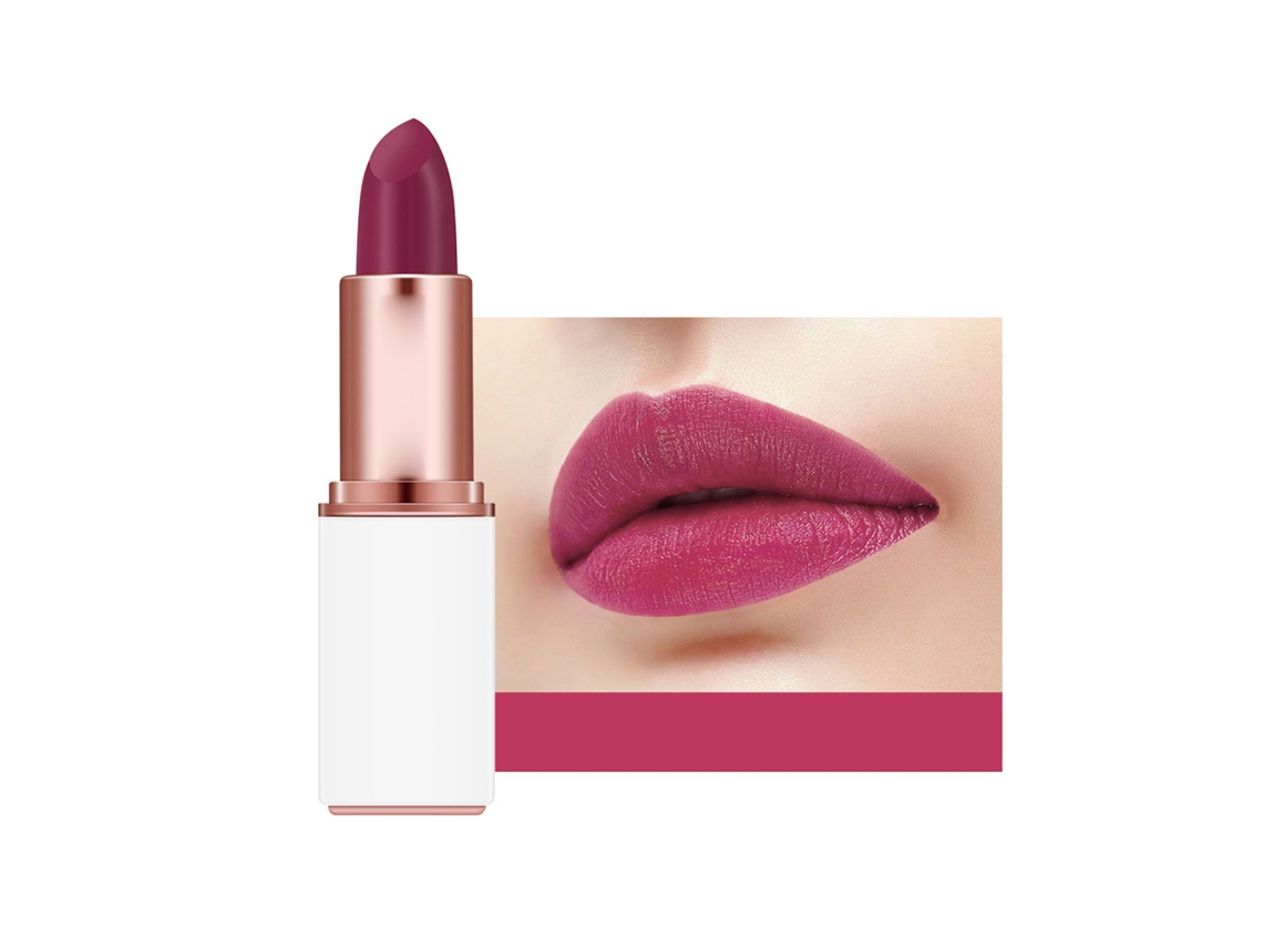 Batom Matte Aveludado Hidratante de Longa Duração, Ferramenta de Maquiagem Exquisita para Brilho Labial (04)