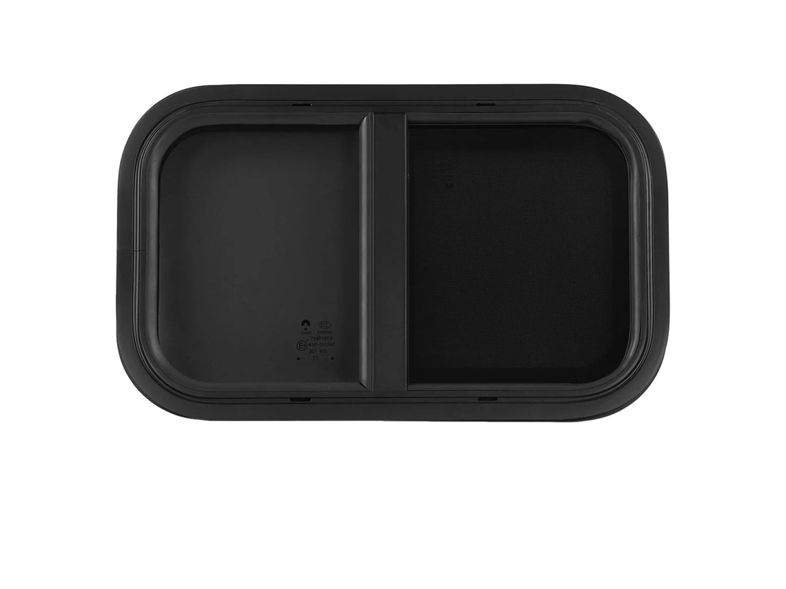 Janela Rv Push Pull, Impermeável, À Prova De Uv, Preto