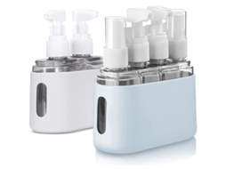 Conjunto De Garrafas De Viagem, 2 Pacotes De Recipientes Aprovados Pela Tsa Para Toiletries - À Prova De Vazamento/50ml E 100ml