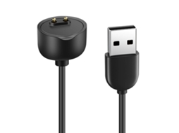 Cabo AKYGA USB para Xiaomi Mi Band 7 / Mi Band 6 e Mi Band 5 50cm Preto