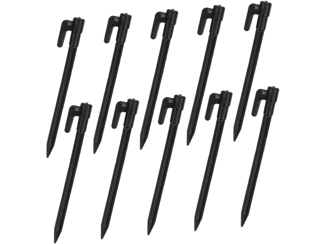 Estacas Plásticas Para Camping Barraca, Para Camping E Trilhas