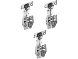 Conjunto De 3 Dobradiças Ocultas Em Aço Inoxidável Para Portas