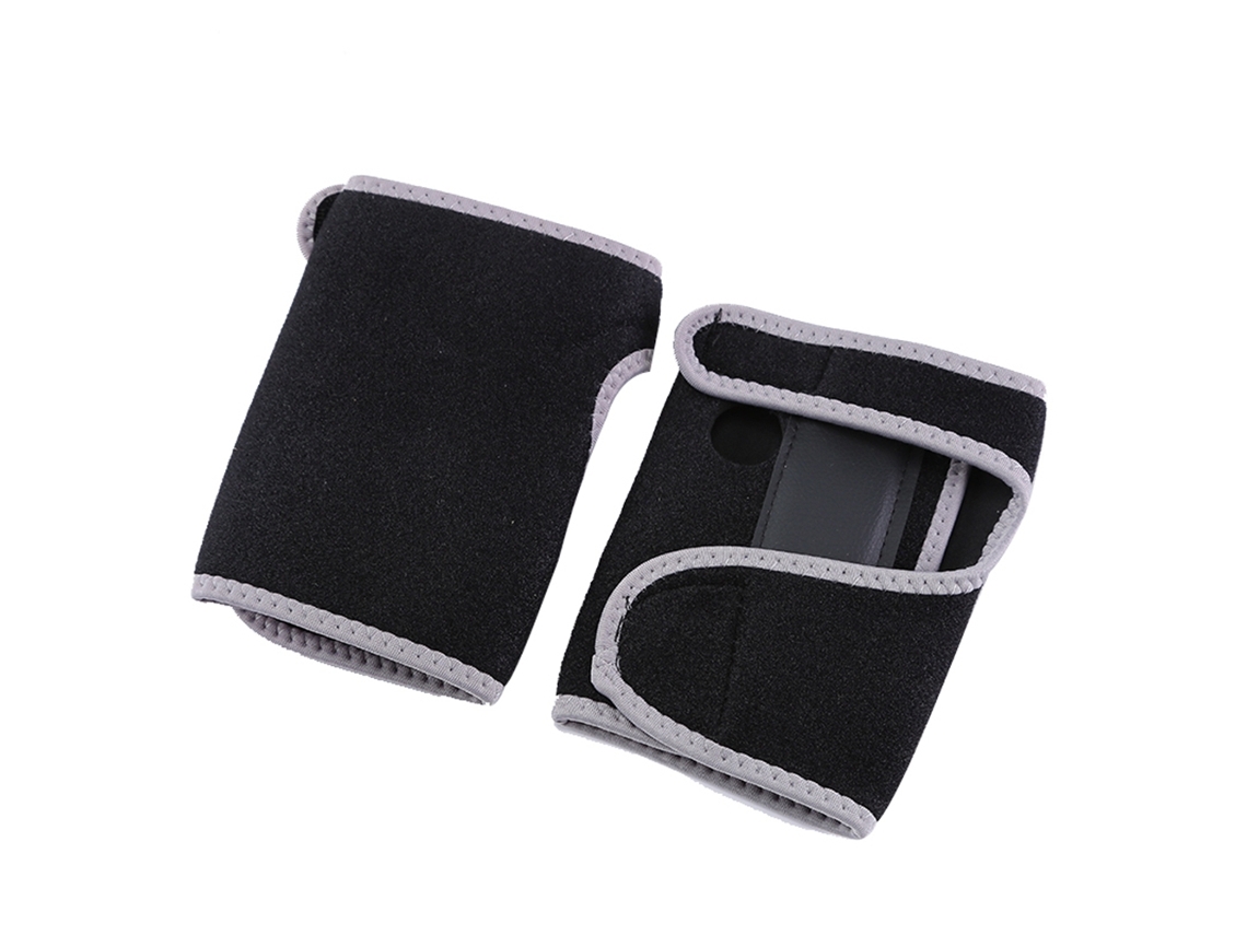 Manopla Esportiva Palm Wrap Apoio Para Mão E Manopla Levantamento De Peso Proteção Cinza E Preto R