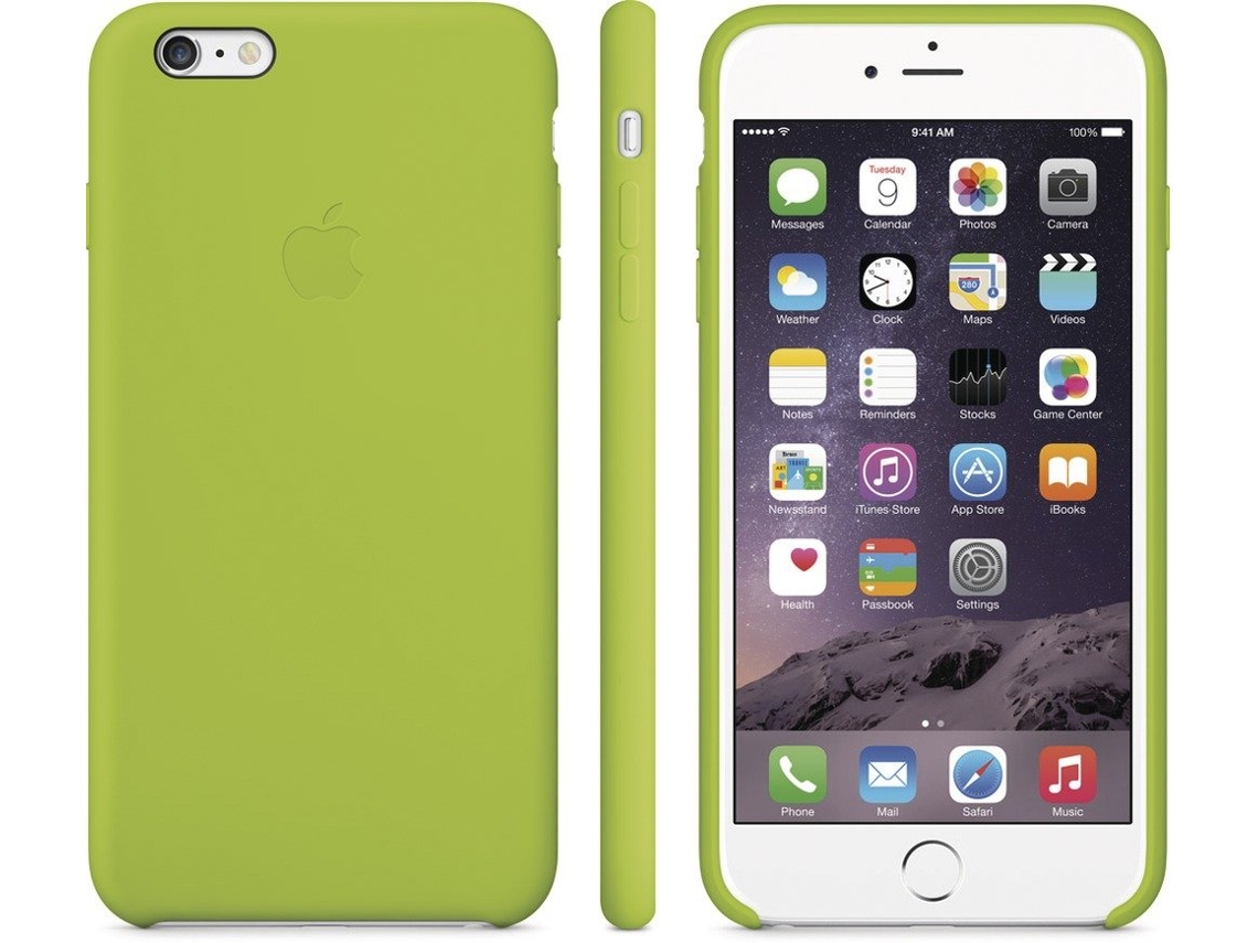 Capa APPLE iPhone 6 Plus de silicone Verde