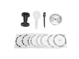 Kit Cápsula de Café Recarregável em Aço Inox 304 com Colher Escova Tamper Reutilizável