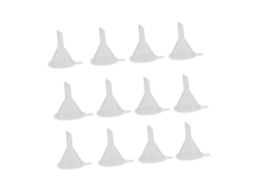 Mini Funil De Perfume Plástico Branco 12