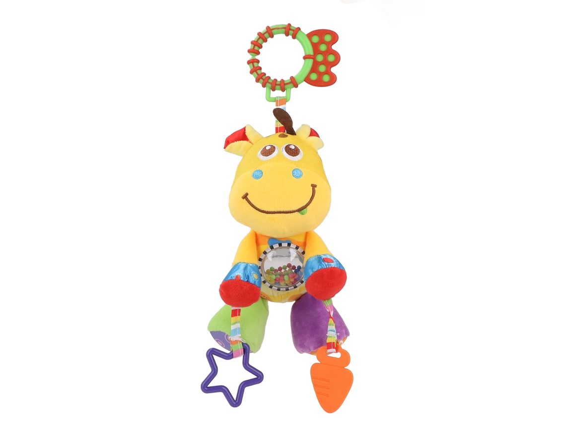 Mali brinquedo de Chocalho Suspenso para Bebê com Chupeta Colorido Alivia Ansiedade Sem Odor