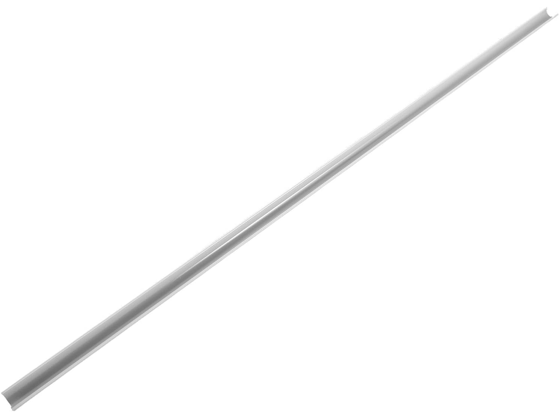Difusor De Lâmpada Led Em Plástico Branco, Com Cobertura Antirreflexo.