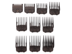 10 Pentes Guiadores De Cabelo Profissionais Preto